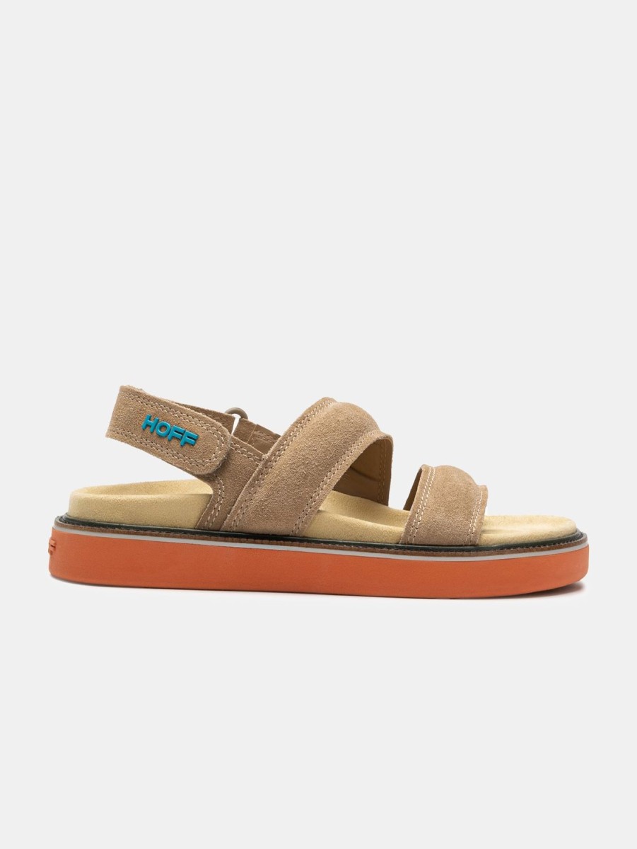 HOFF Sandal Leather Road Camel | Sandalen