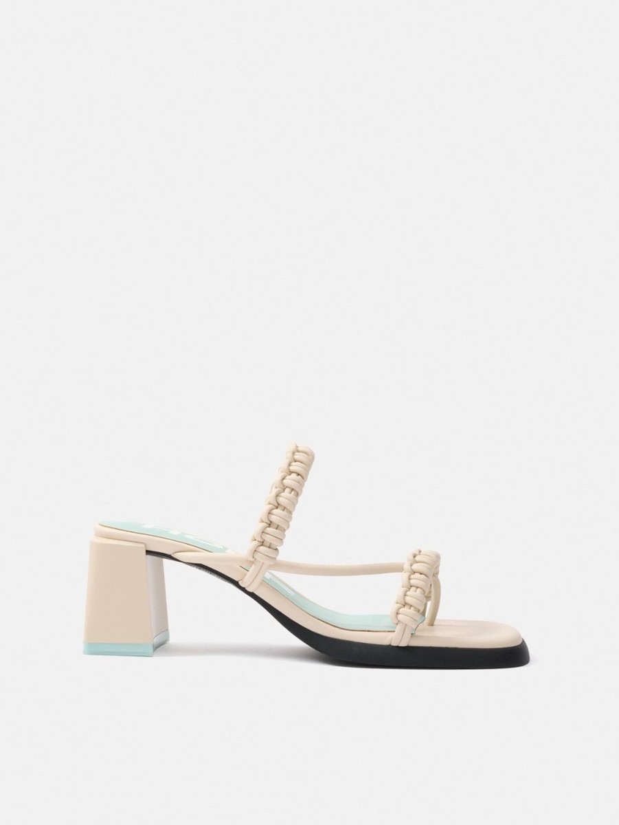 HOFF Mid-Heel Sandal Monaco Off White | Sandalen