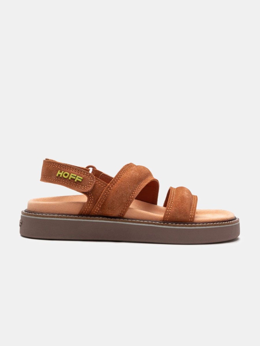 HOFF Sandal Leather Road Terracotta | Sandalen