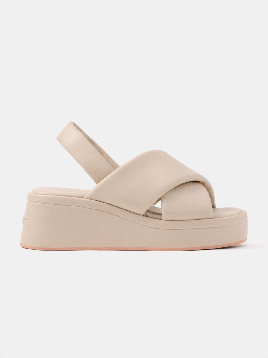 HOFF Wedge Sandal Mahon Off White | Sandalen