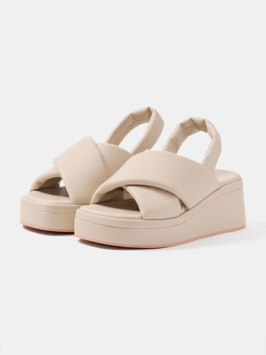 HOFF Wedge Sandal Mahon Off White | Sandalen