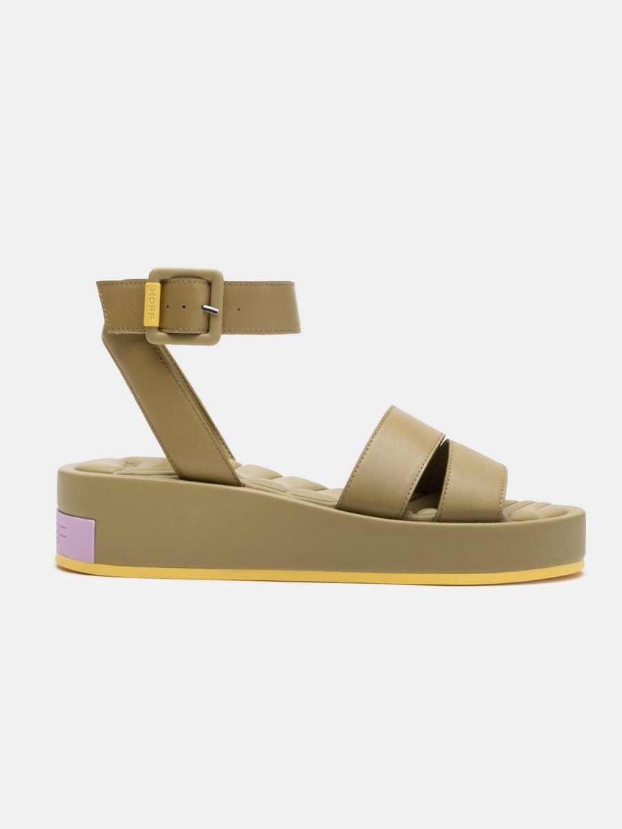 HOFF Sandal Strips Town Khaki | Sandalen