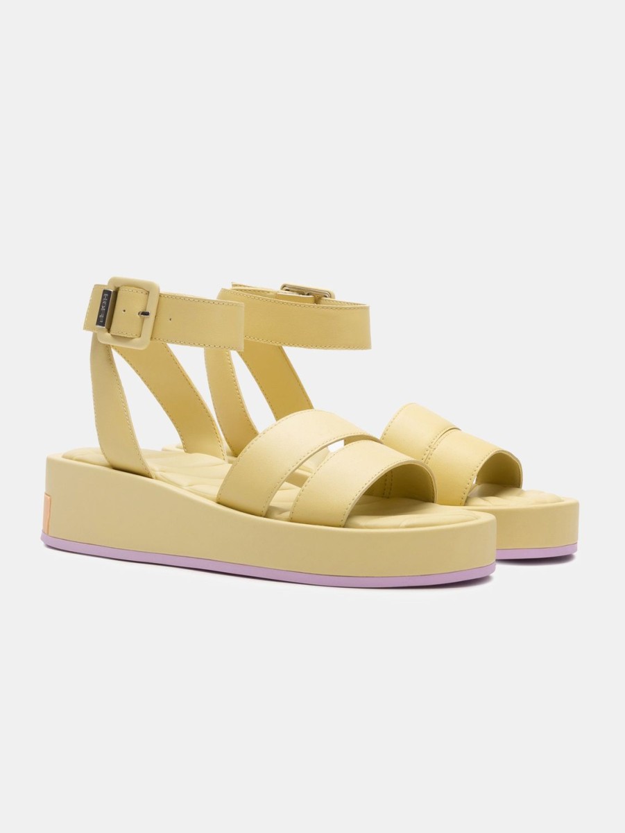 HOFF Sandal Strips Town Yellow | Sandalen