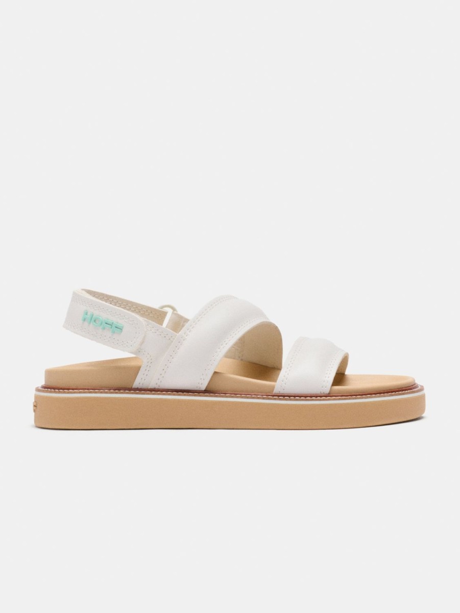 HOFF Sandal Leather Road Off White | Sandalen