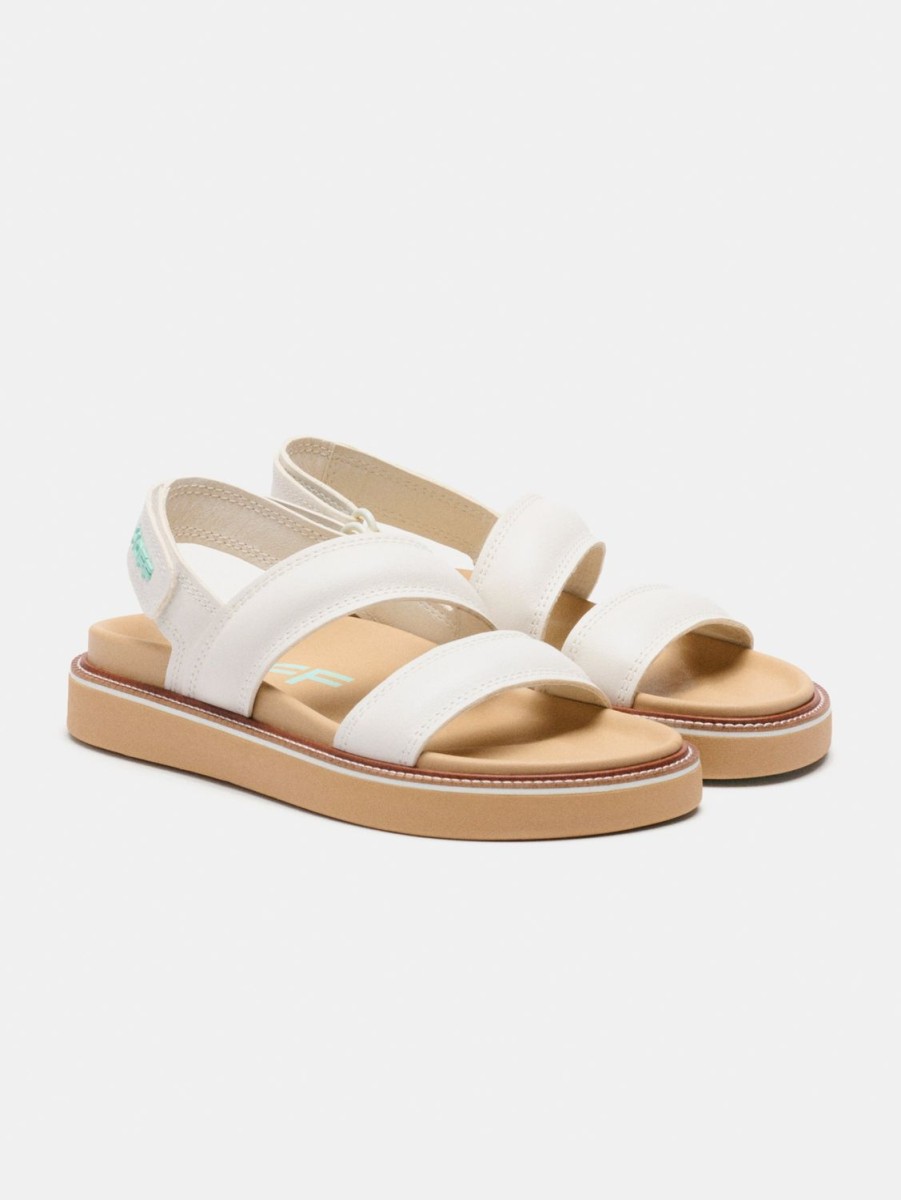 HOFF Sandal Leather Road Off White | Sandalen