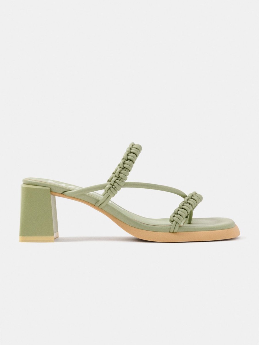 HOFF Mid-Heel Sandal Monaco Green | Sandalen