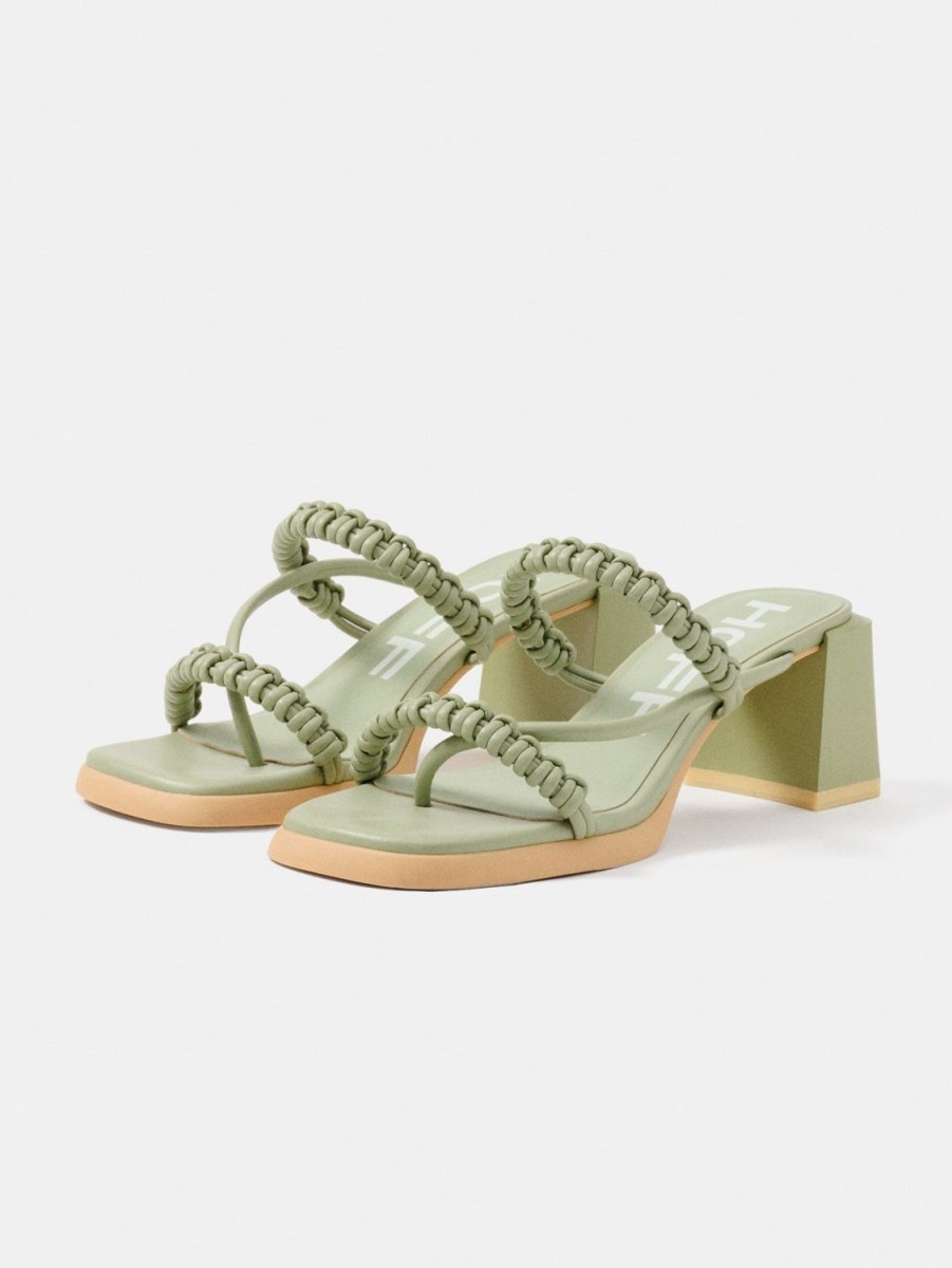 HOFF Mid-Heel Sandal Monaco Green | Sandalen